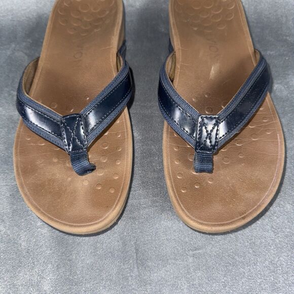 Vionic High Tide Women's Platform Sandals Navy Size‎ 9 - Picture 2 of 7